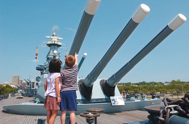 Battleship tour, Wilmington NC.