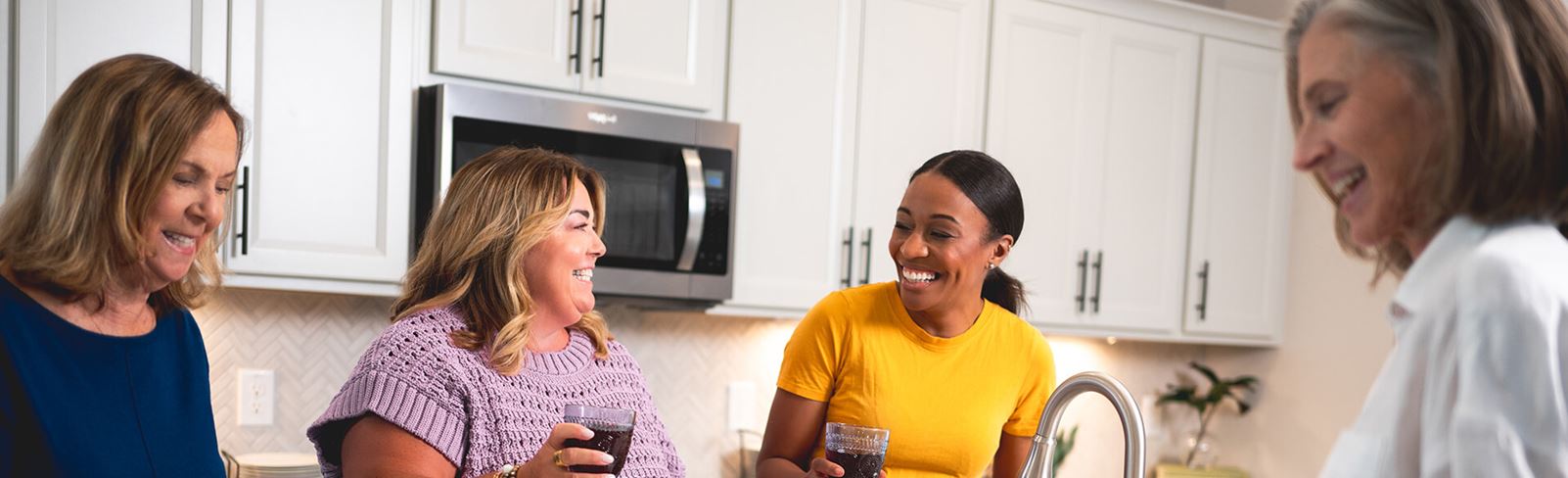 Group of women residents celebrating in Riverlights community located in Wilmington, NC